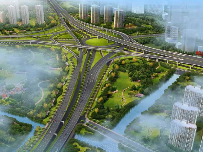 風(fēng)情大道（機場路-金城路）改建工程-（機場路-建設(shè)二路）